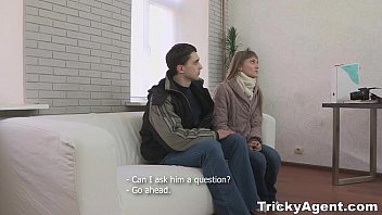 Tricky Agent – Assfucked Christie B with her bf downstairs teen-porn