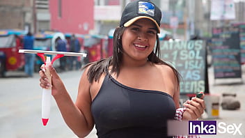 18 year old Venezuelan girl surprised by a lustful stranger