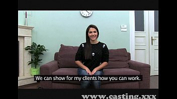 Casting Hot Italian Babe in interview