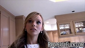 Pervert with camera fucks hot real estate agent