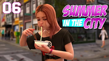 Summer In The City #06 – Petite Red Head Eating Ramen