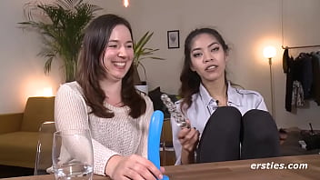 These Girls Enjoy a Dirty Candle Lit Dinner