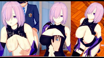 [Eroge Koikatsu! ] FGO (Fate) Mash Kyrielight rubs her boobs H! 3DCG Big Breasts Anime Video (FGO) [Hentai Game Fate]