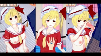 [Eroge Koikatsu! ] Touhou Flandre Scarlet and boobs rubbed H! 3DCG Big Breasts Anime Video (Touhou Project) [Hentai Game]