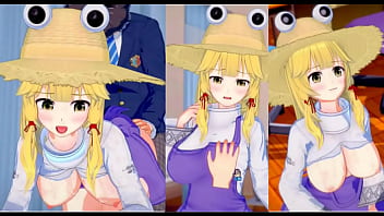 [Eroge Koikatsu! ] Touhou Moriya Suwako rubs her boobs H! 3DCG Big Breasts Anime Video (Touhou Project) [Hentai Game Toho Suwakomoriya]