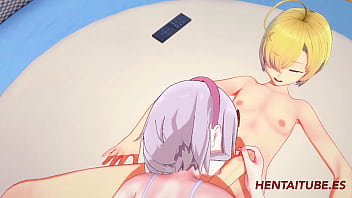 Genshin Impact Hentai – Noelle Having sex with Aether Blowjob, boobjob and fucked with multiple cum 1/3