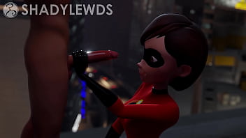 Helen Parr Rooftop Handjob