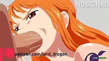 Nami giving blowjob until you get empty (loop)