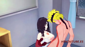 Naruto Hentai 3D – Kurenai bobjob and fuck by Naruto and he cums in her boobs and pussy