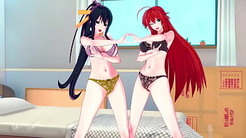 Rias Gremory and Akeno asking me something | HS DXD NTR Madness 2 | Watch Full 1hr Movie on Sheer & PTRN: Fantasyking3