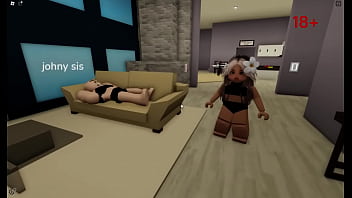 Stepsister make blowjob for man (roblox porn)